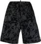 Dsquared2 Shorts met camouflageprint Zwart - Thumbnail 1