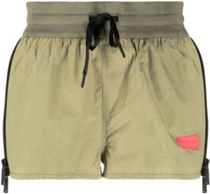 Dsquared2 Shorts met logopatch Groen