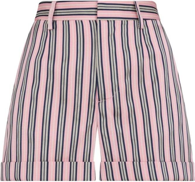 Dsquared2 Shorts met logopatch Roze