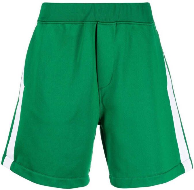 DSQUARED2 Shorts met logoprint Groen