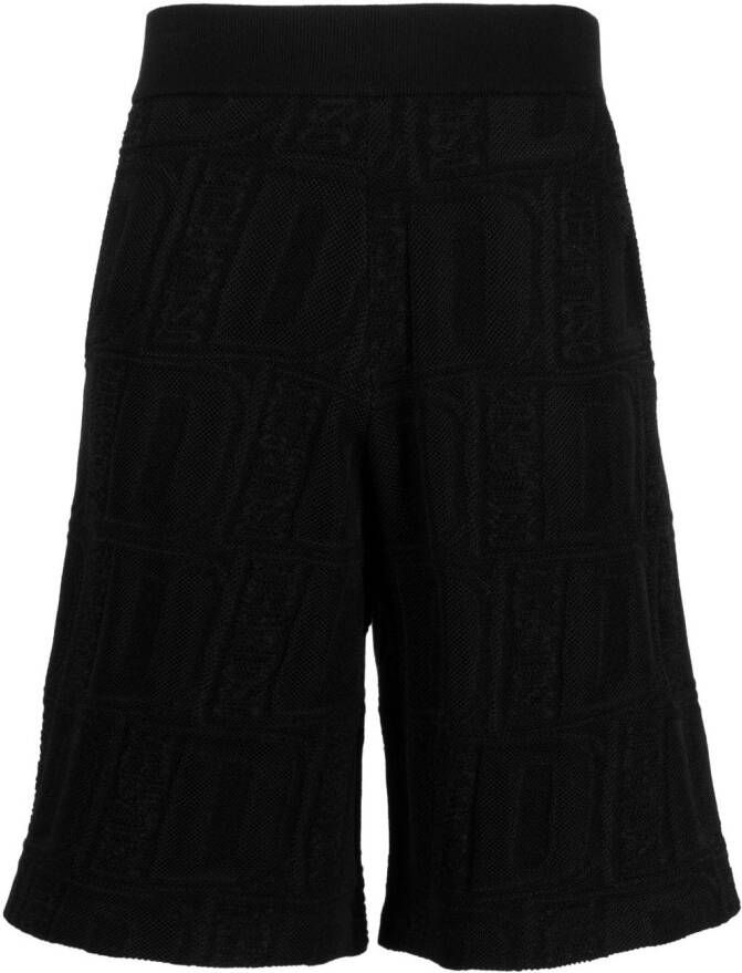Dsquared2 Shorts met logoprint Zwart