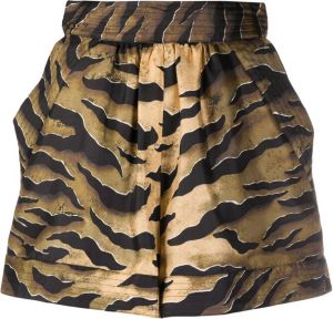 Dsquared2 Shorts met tijgerstrepen Zwart