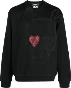 Dsquared2 Sweater met doodskopprint Zwart