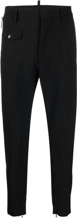 DSQUARED2 Slim-fit broek Zwart