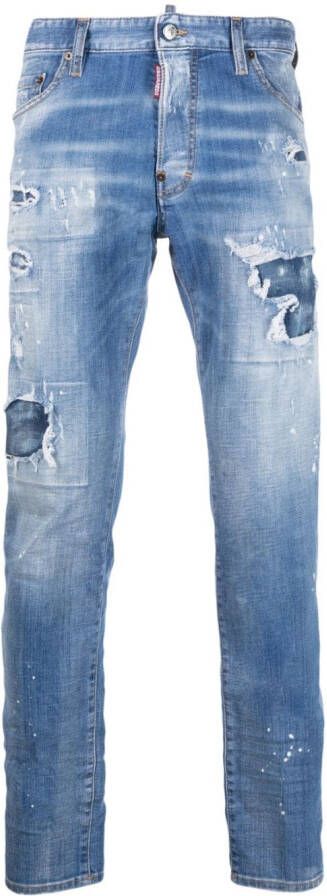 DSQUARED2 Slim-fit jeans Blauw