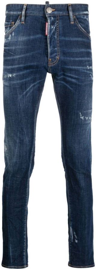 DSQUARED2 Slim-fit jeans Blauw