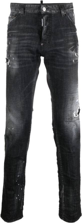 DSQUARED2 Slim-fit jeans Zwart