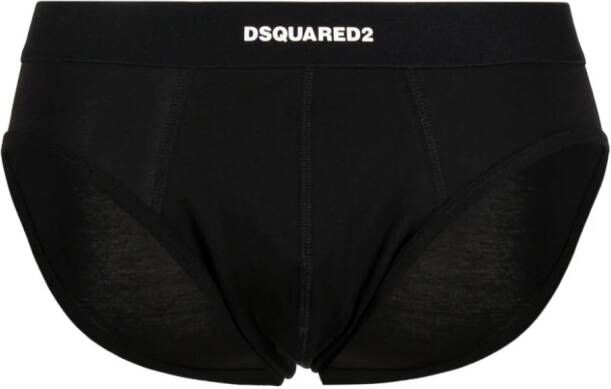 Dsquared2 Slip met logoband Zwart