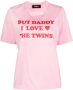 Dsquared2 slogan-print cotton T-shirt Roze - Thumbnail 1
