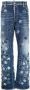DSQUARED2 star-motif patchwork jeans Blauw - Thumbnail 1