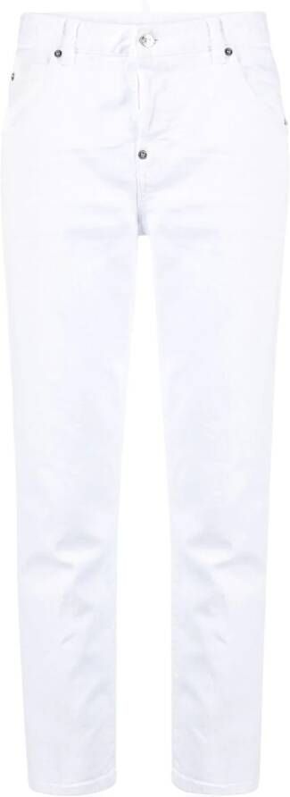 Dsquared2 Straight broek Wit