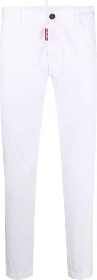 Dsquared2 Straight broek Wit