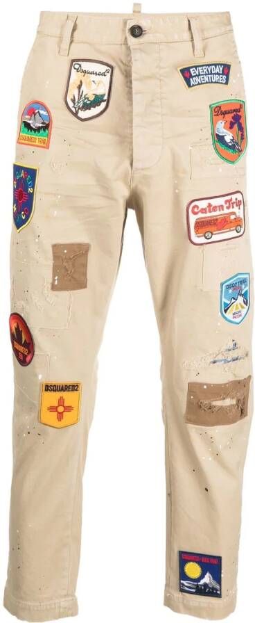 Dsquared2 Straight chino Beige