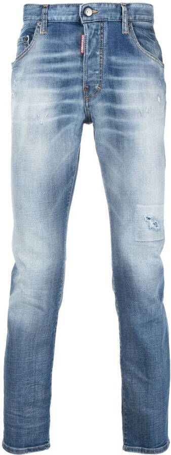 Dsquared2 Straight jeans Blauw