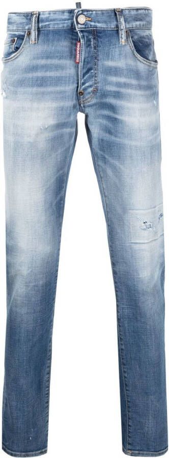 Dsquared2 Straight jeans Blauw