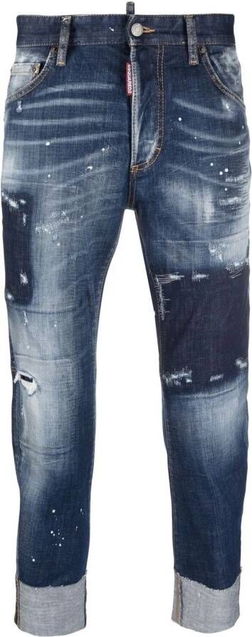 DSQUARED2 Straight jeans Blauw