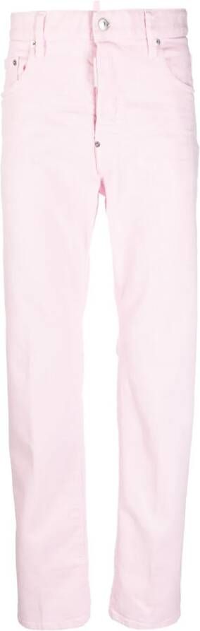 Dsquared2 Straight jeans Roze
