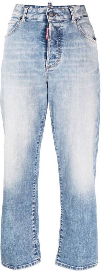 Dsquared2 straight-leg jeans Blauw