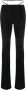 DSQUARED2 strap-detail flared trousers Zwart - Thumbnail 1