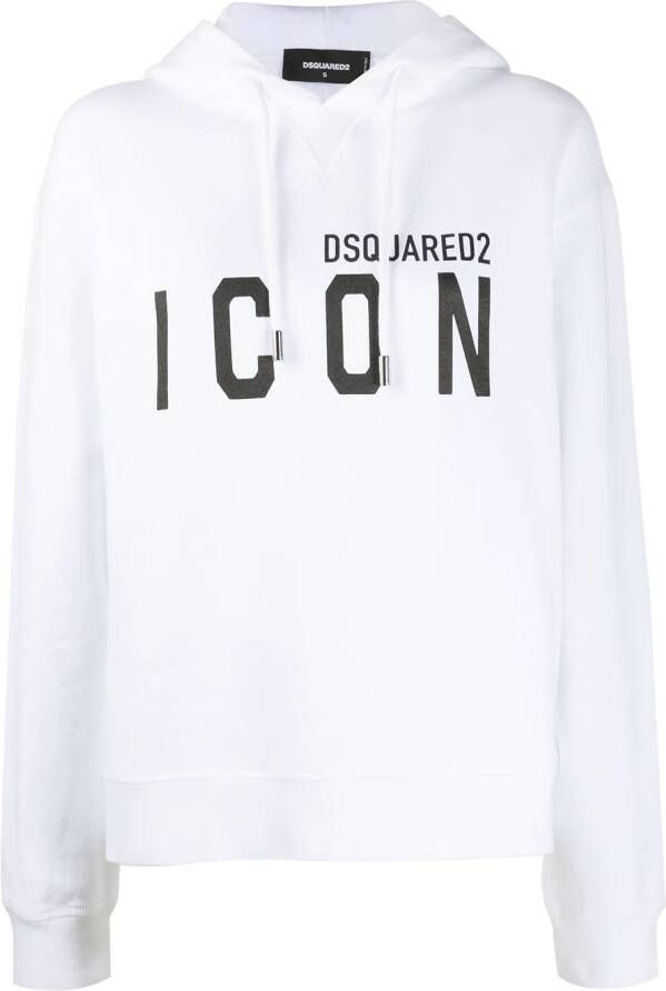 DSQUARED2 Sweater met capuchon Wit