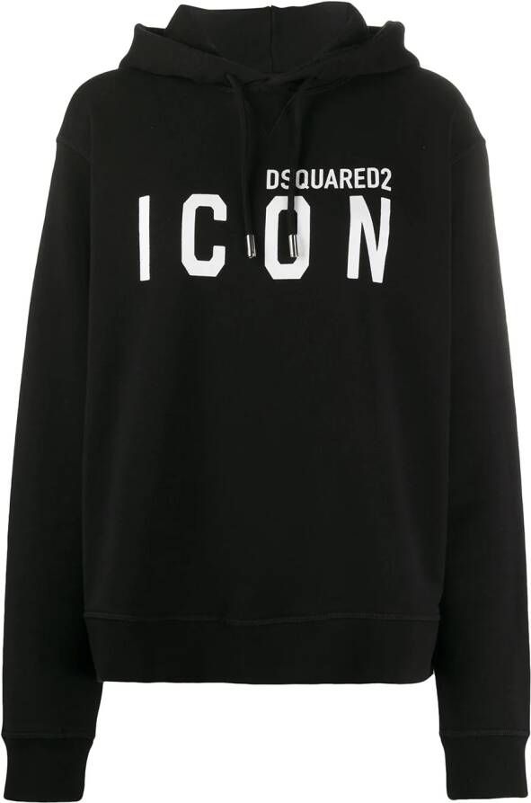 Dsquared2 Sweater met capuchon Zwart