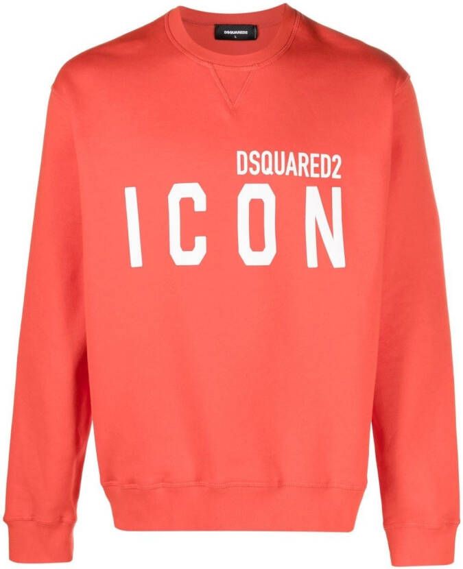 Dsquared2 Sweater met Icon logo-print Rood