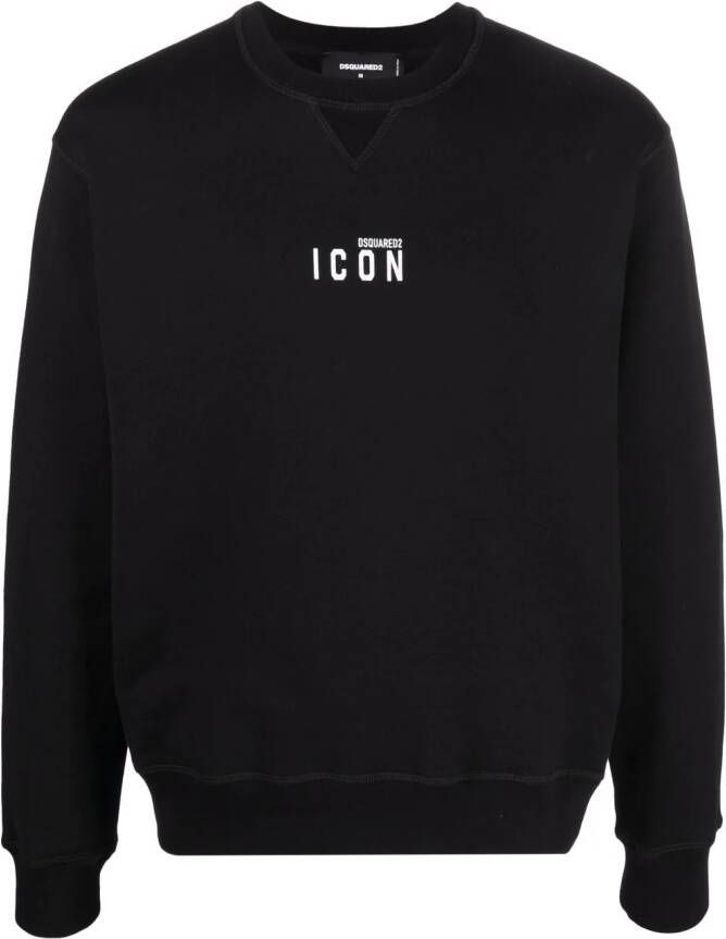 DSQUARED2 Sweater met logo Zwart