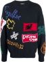 DSQUARED2 Sweater met logopatch Blauw - Thumbnail 1
