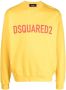 DSQUARED2 Sweater met logoprint Geel - Thumbnail 1