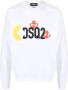 Dsquared2 Sweater met logoprint Wit - Thumbnail 1