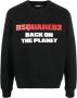 Dsquared2 Sweater met print Zwart - Thumbnail 1