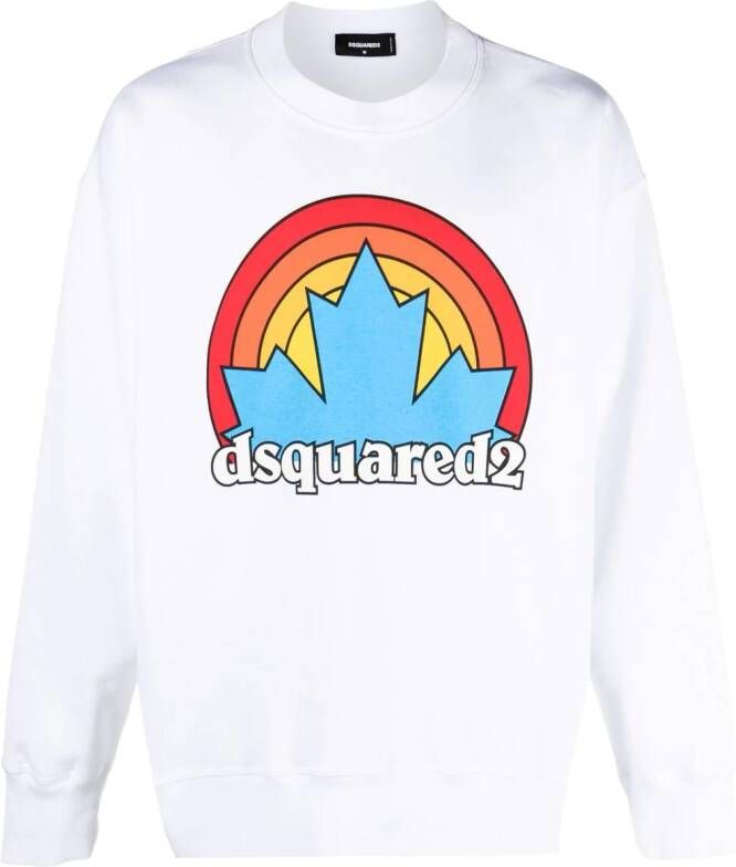 Dsquared2 Sweater met ronde hals 100 WHITE