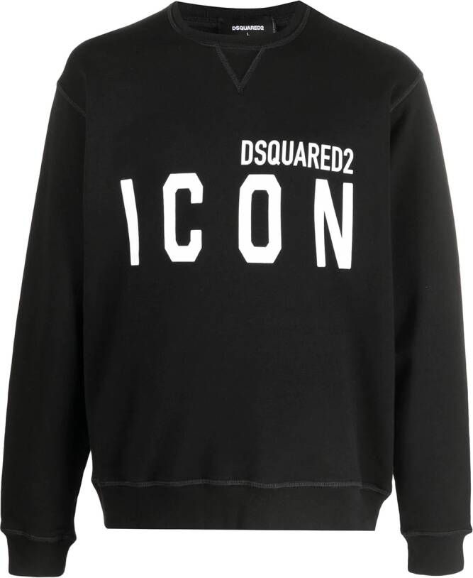 Dsquared2 Sweater met ronde hals Zwart