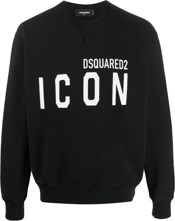 DSQUARED2 Sweater met ronde hals Zwart