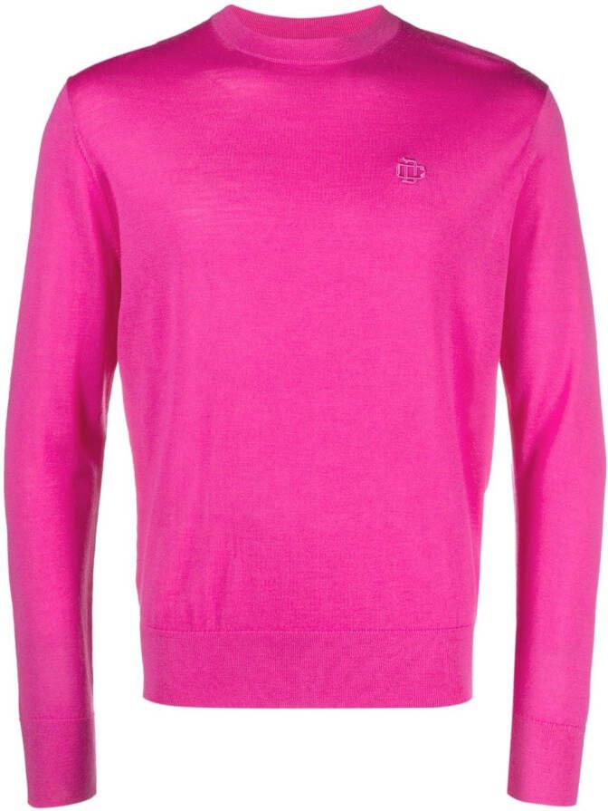 Dsquared2 Sweater van scheerwol Roze