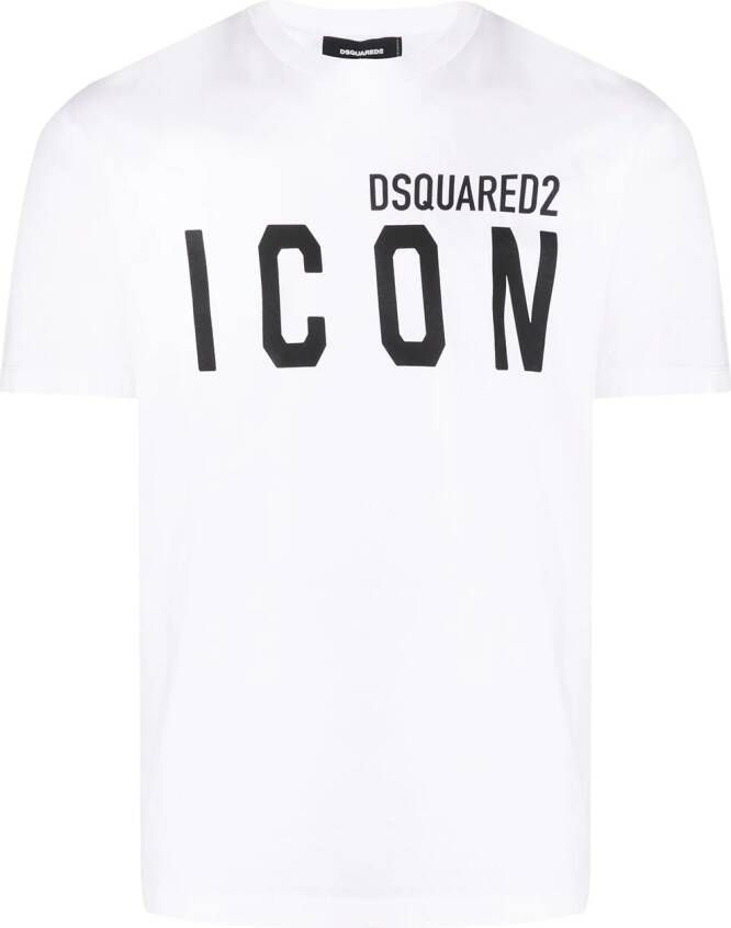 Dsquared2 T-shirt met logo Wit