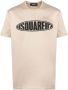 Dsquared2 T-shirt met logoprint Beige - Thumbnail 1