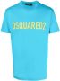 Dsquared2 T-shirt met logoprint Blauw - Thumbnail 1