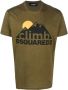 Dsquared2 T-shirt met logoprint Groen - Thumbnail 1