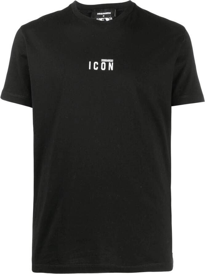 DSQUARED2 T-shirt met logoprint Zwart