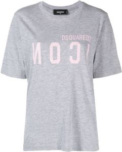 Dsquared2 T-shirt met print Grijs