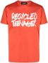 Dsquared2 T-shirt met print Rood - Thumbnail 1