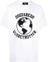 DSQUARED2 T-shirt met print Wit - Thumbnail 1