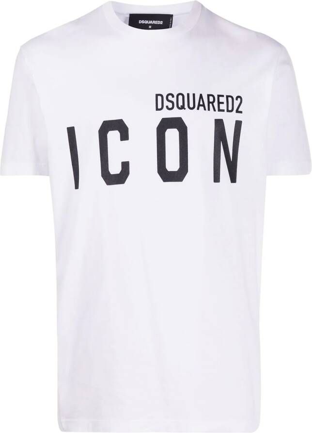 Dsquared2 T-shirt met ronde hals Wit