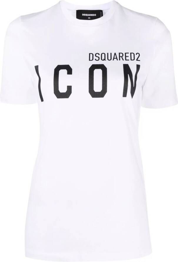 DSQUARED2 T-shirt met ronde hals Wit