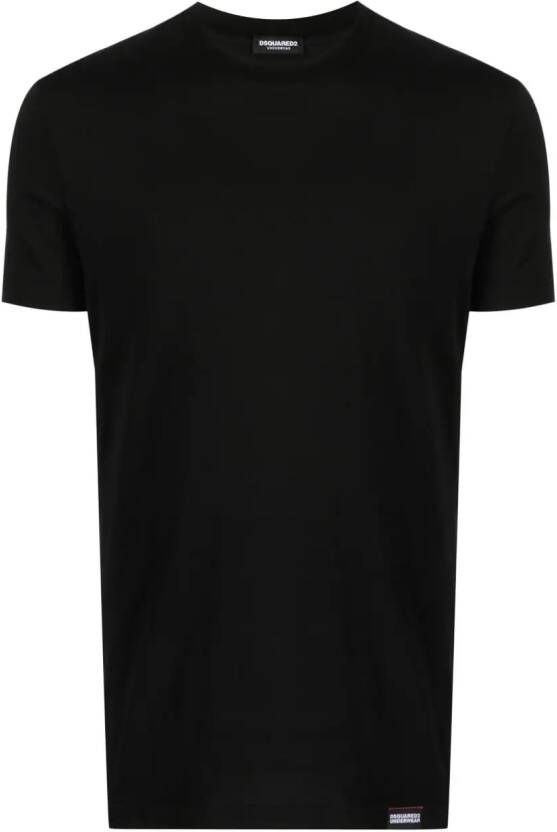 Dsquared2 T-shirt met ronde hals Zwart