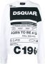 Dsquared2 T-shirt met tekst Wit - Thumbnail 1