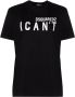 DSQUARED2 T-shirt met tekst Zwart - Thumbnail 1