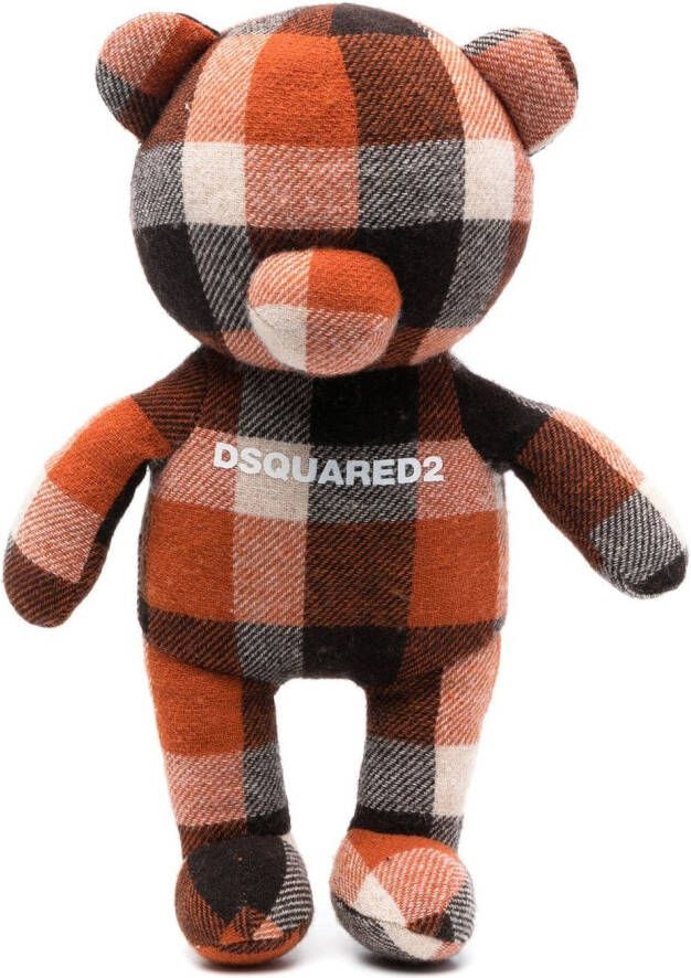 Dsquared2 teddy bear keyring Oranje