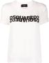 DSQUARED2 Top met spiegelend logo Wit - Thumbnail 1